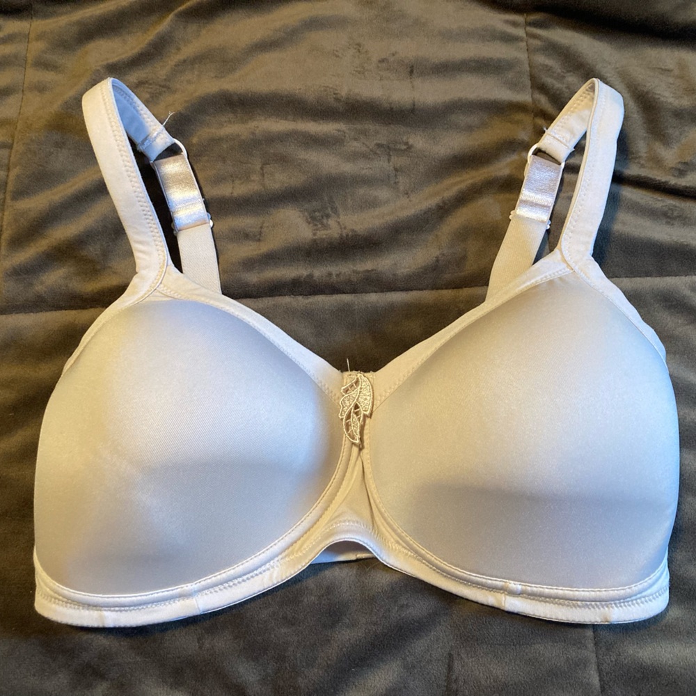 Amoena brand, size 36D, cream colored, comfortable bra